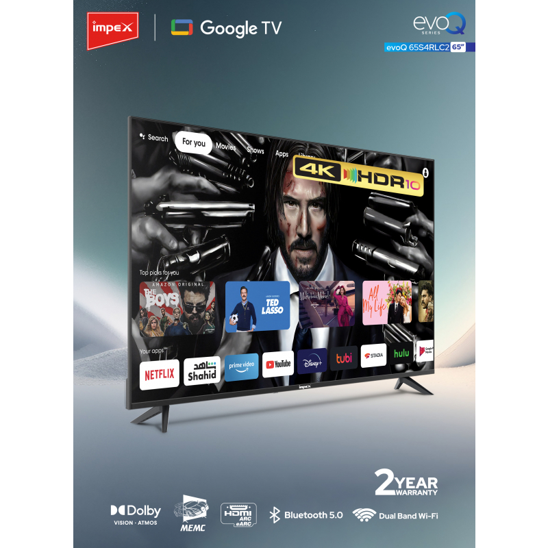 65" UHD evoQ Google TV |evoQ 65S4RLC2