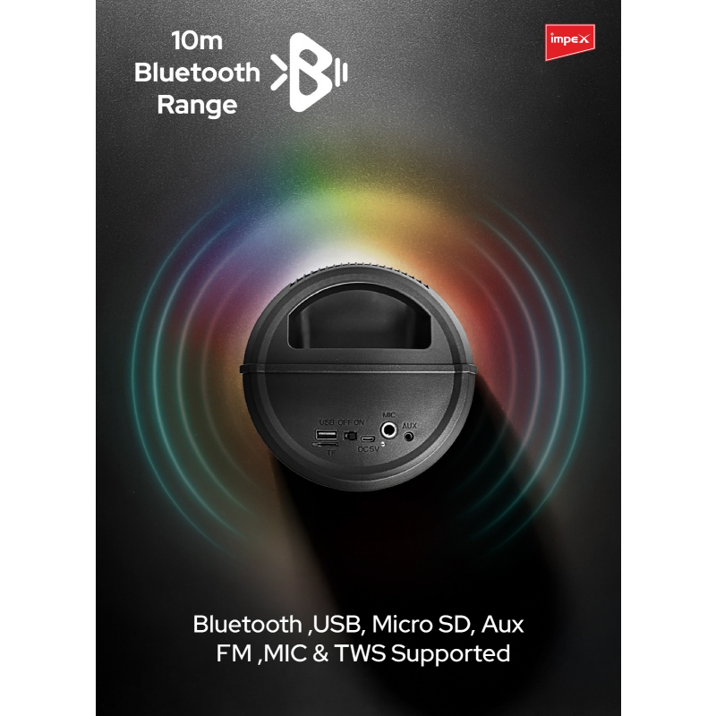 Impex Portable Bluetooth Speaker | TS 1106