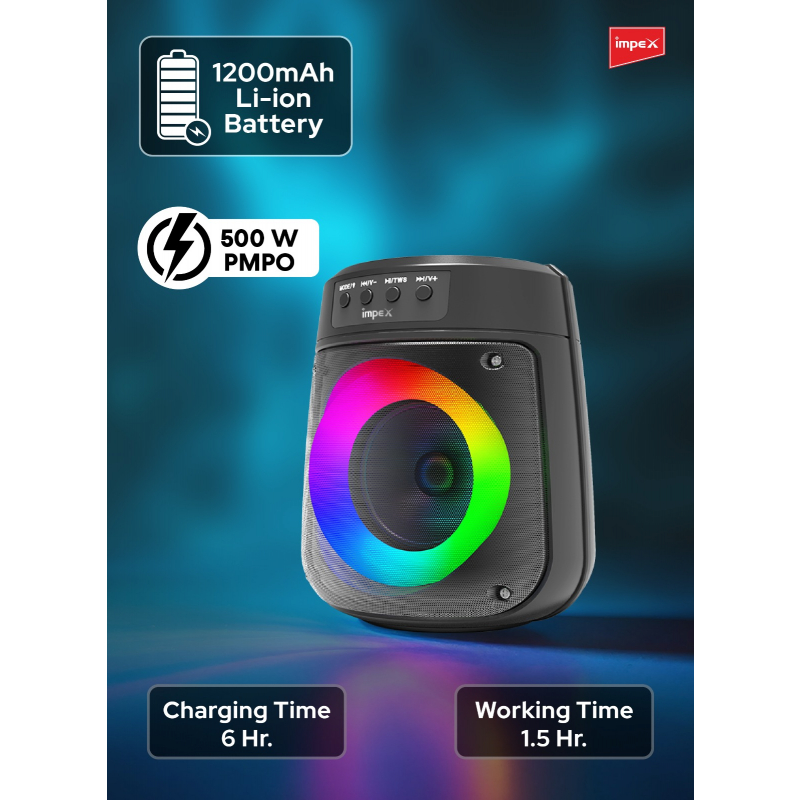 Impex Portable Bluetooth Speaker | TS 1106
